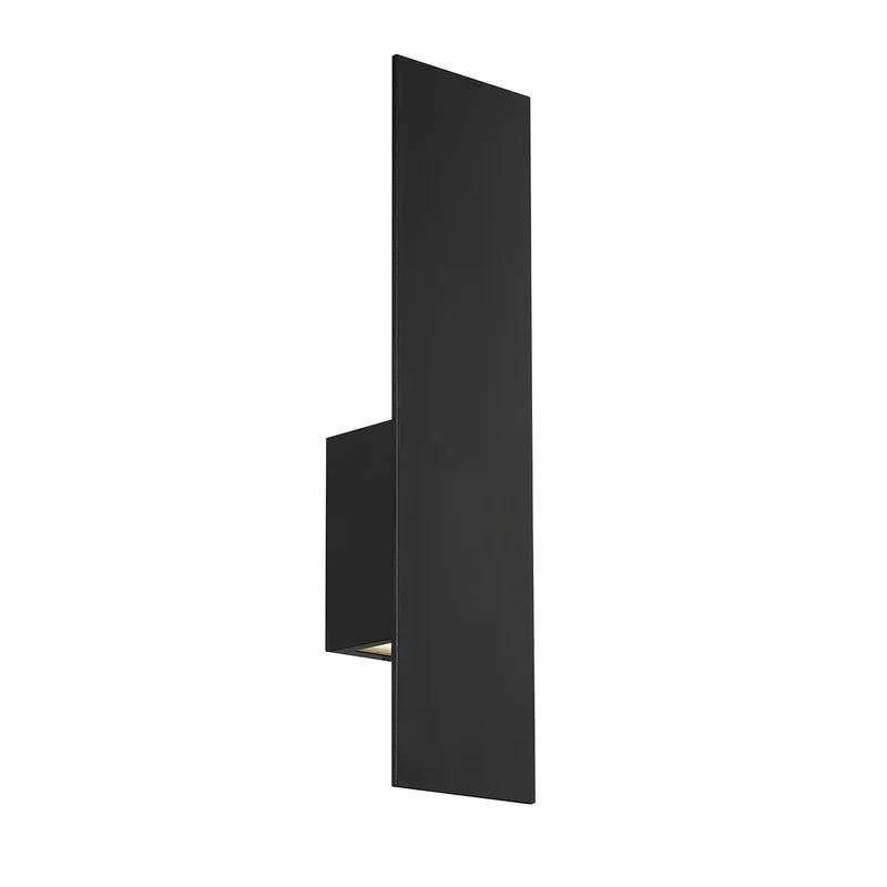 Icon Black 20" LED Outdoor Wall Sconce, Dimmable and Energy Star Rated