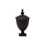 Beaufort Novelty Matte Black Ceramic Decorative Urn