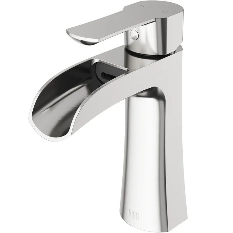 Paloma Modern Black Nickel Single-Hole Bathroom Faucet