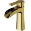 Paloma Matte Brushed Gold Single-Hole Waterfall Bathroom Faucet