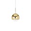 Elegant Gold 25cm Globe Pendant Light with Soft Beam Projection
