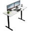 Adjustable Height 60'' Electric Standing Desk in Black & White