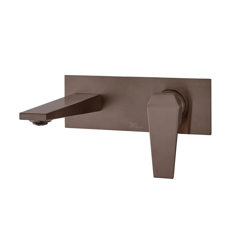 Voltaire 9" Elegant Single-Handle Wall-Mount Bathroom Faucet in Oil Rubbed Bronze