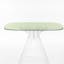 Starck Contemporary 120cm Glass Dining Table - Green Transparent