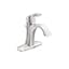 Eva Transitional High Arc Single Handle Vessel Faucet in Distressed Bronze