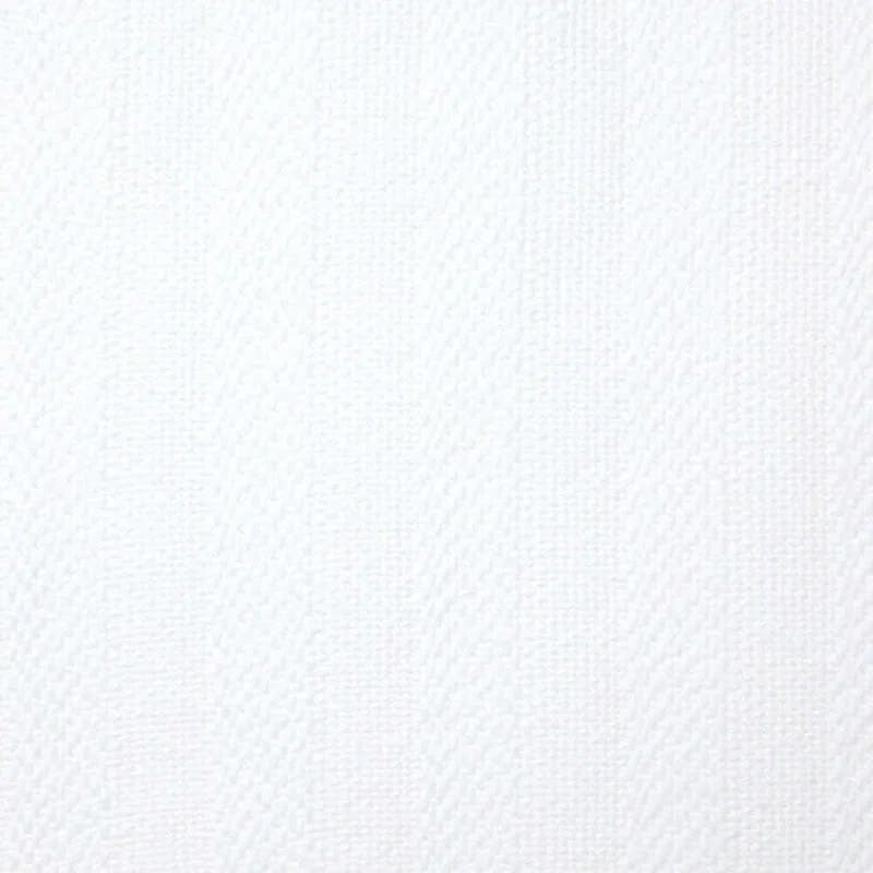 Tavira Sophisticated White Striped Cotton Full/Queen Blanket