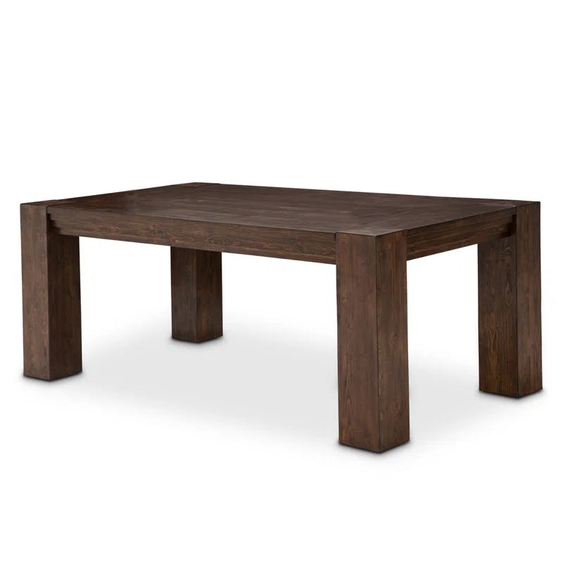 Carrollton Reclaimed Wood 76" Extendable Rustic Dining Table