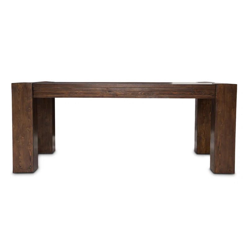 Carrollton Reclaimed Wood 76" Extendable Rustic Dining Table