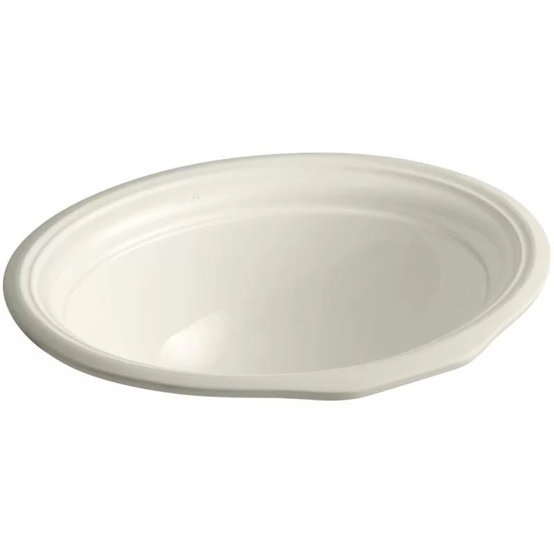 Devonshire Elegance Biscuit Oval Ceramic Undermount Sink