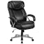 Hercules Series 500 lb Black LeatherSoft High-Back Executive Swivel Chair