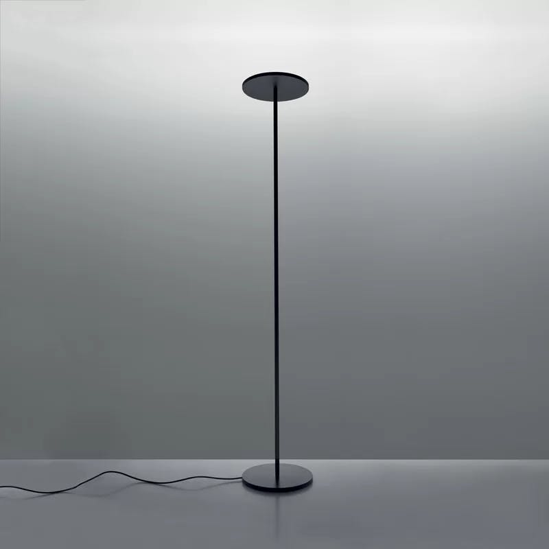 Athena Minimalist Black LED Floor Lamp, 3000K Warm Light