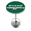 Contemporary Dallas Stars 42" Round Bar Table with Chrome Base