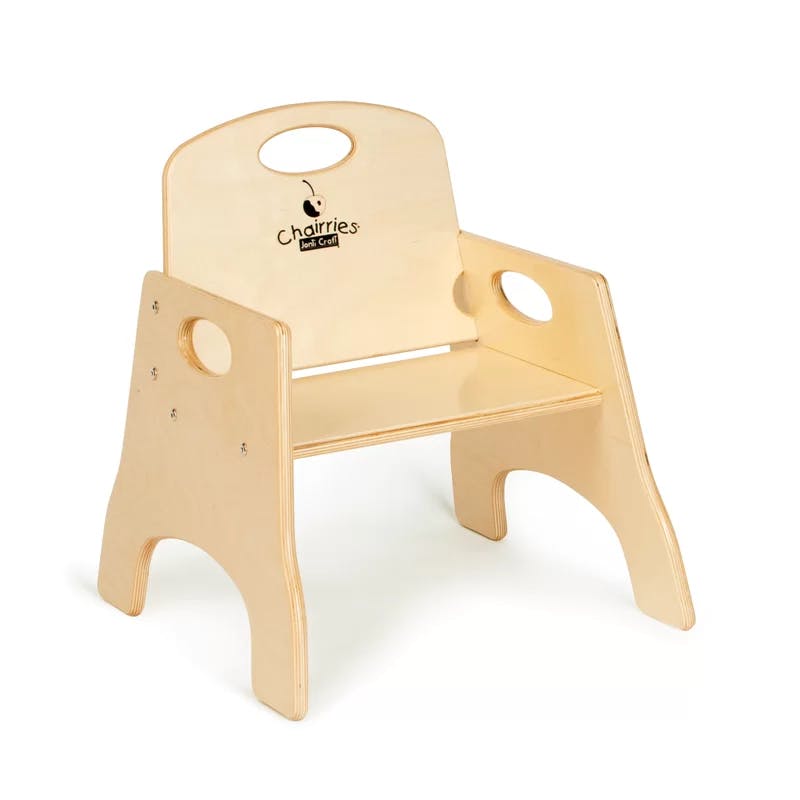 Playtime Classic Wooden Kids Chair 25.5" - Easy Clean & Rounded Edges