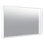Elegante 27.56" x 47.24" Silver Aluminum LED Bathroom Mirror