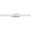 Vogue Brushed Nickel 17" LED Vanity Light with Opal Glass