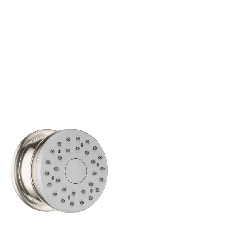 Modern 2-inch Brushed Nickel Bodyspray with Stop Feature