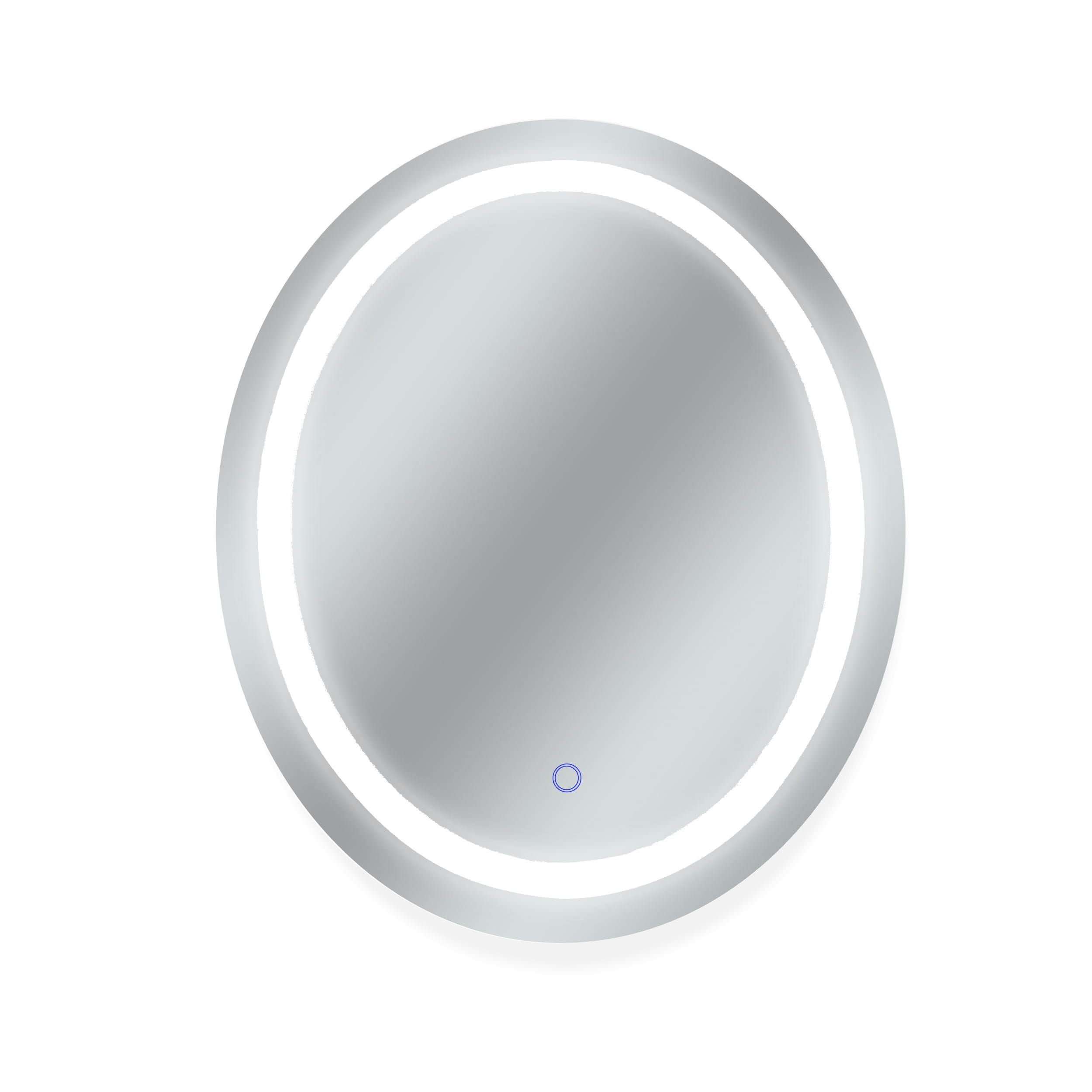 Elegance Oval 30" x 36" Frameless LED Bathroom Vanity Mirror