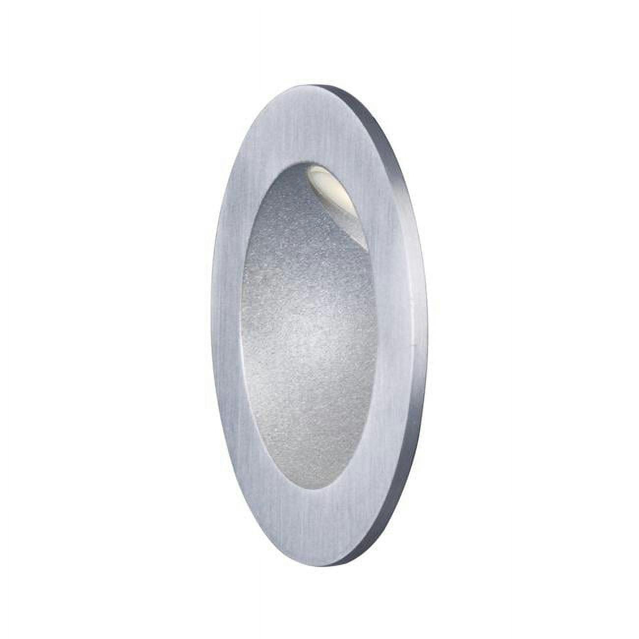 Alumilux Circular Satin Aluminum LED Outdoor Wall Sconce