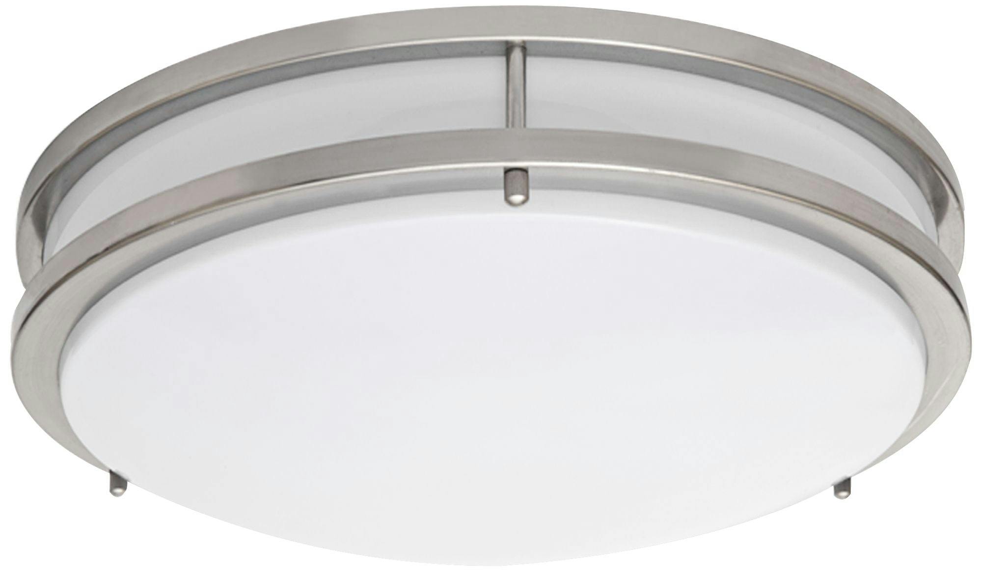 Zaire 18" Brushed Nickel LED Flushmount Ceiling Light