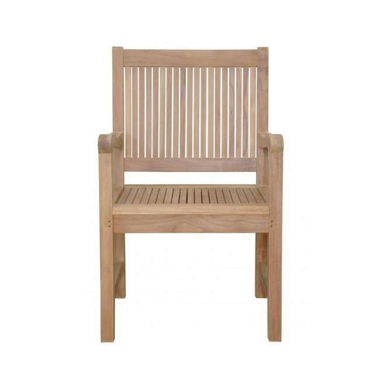 Chester Solid Teak Wood Dining Armchair with Optional Cushions