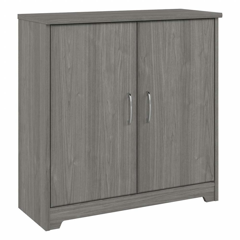 Modern Gray Small Office Storage Cabinet with Adjustable Shelving