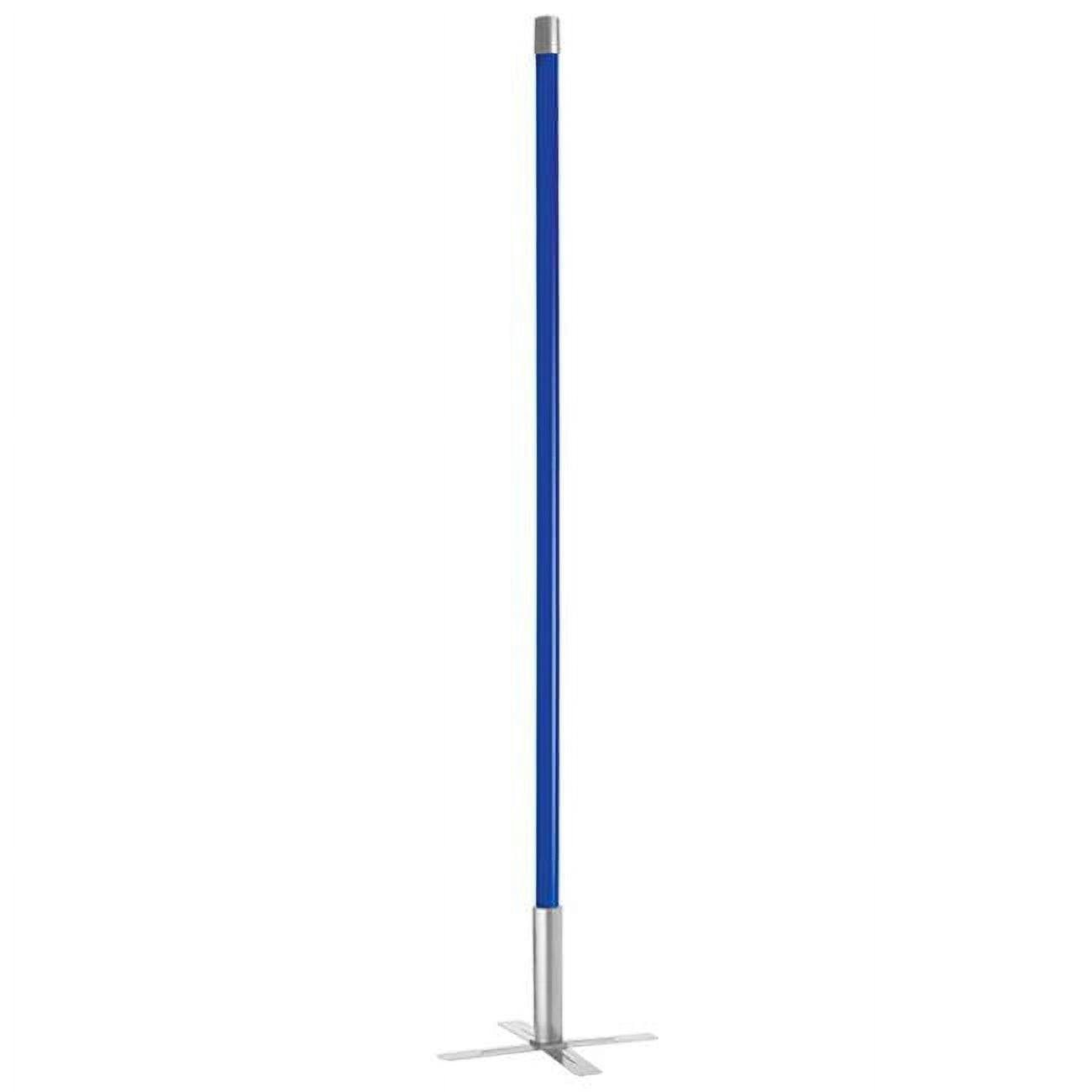 Contemporary Blue 36W Fluorescent Light Stick with Stand