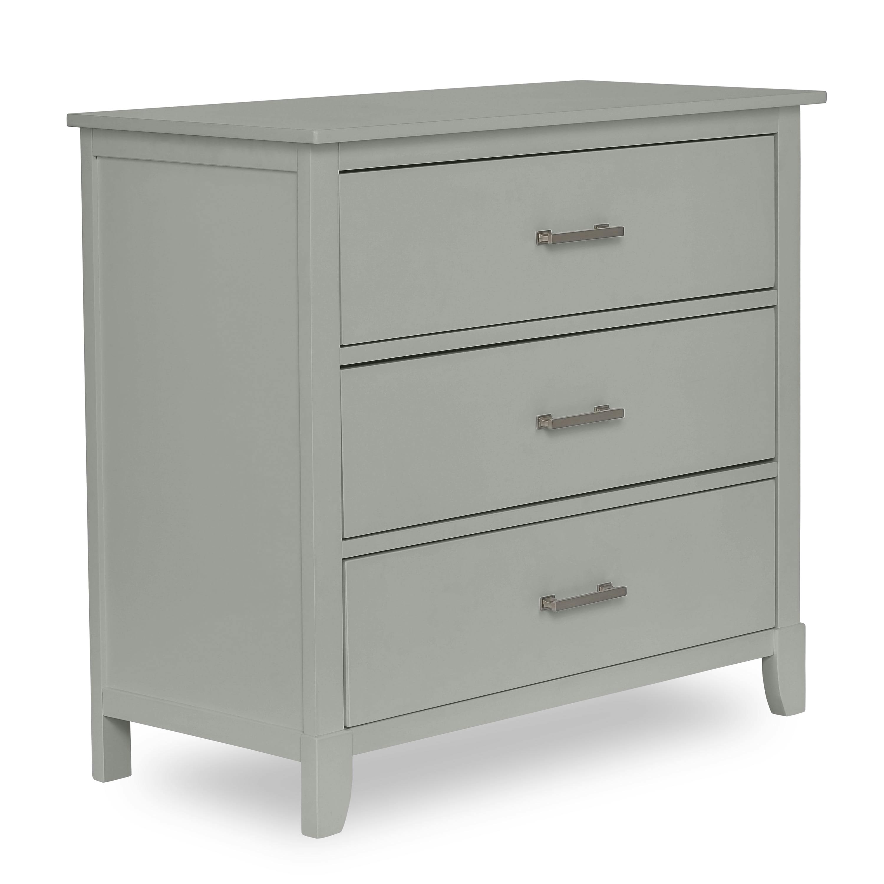 Silver Grey Pearl 3-Drawer Universal Chest in Sustainable Pinewood