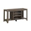 Modern Dark Taupe 47'' Particle Board TV Stand with Cabinet