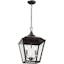 Dame Anvil Iron 2-Light Indoor/Outdoor Taper Candle Pendant