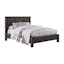 Rustic Graphite Solid Acacia Queen Platform Bed with Storage Drawer
