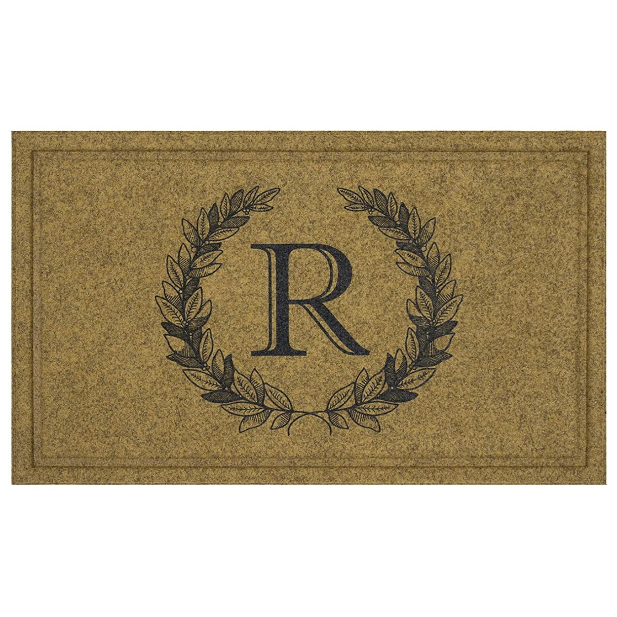 Personalized Faux Coir Outdoor Doormat for Fall, 24" x 36"