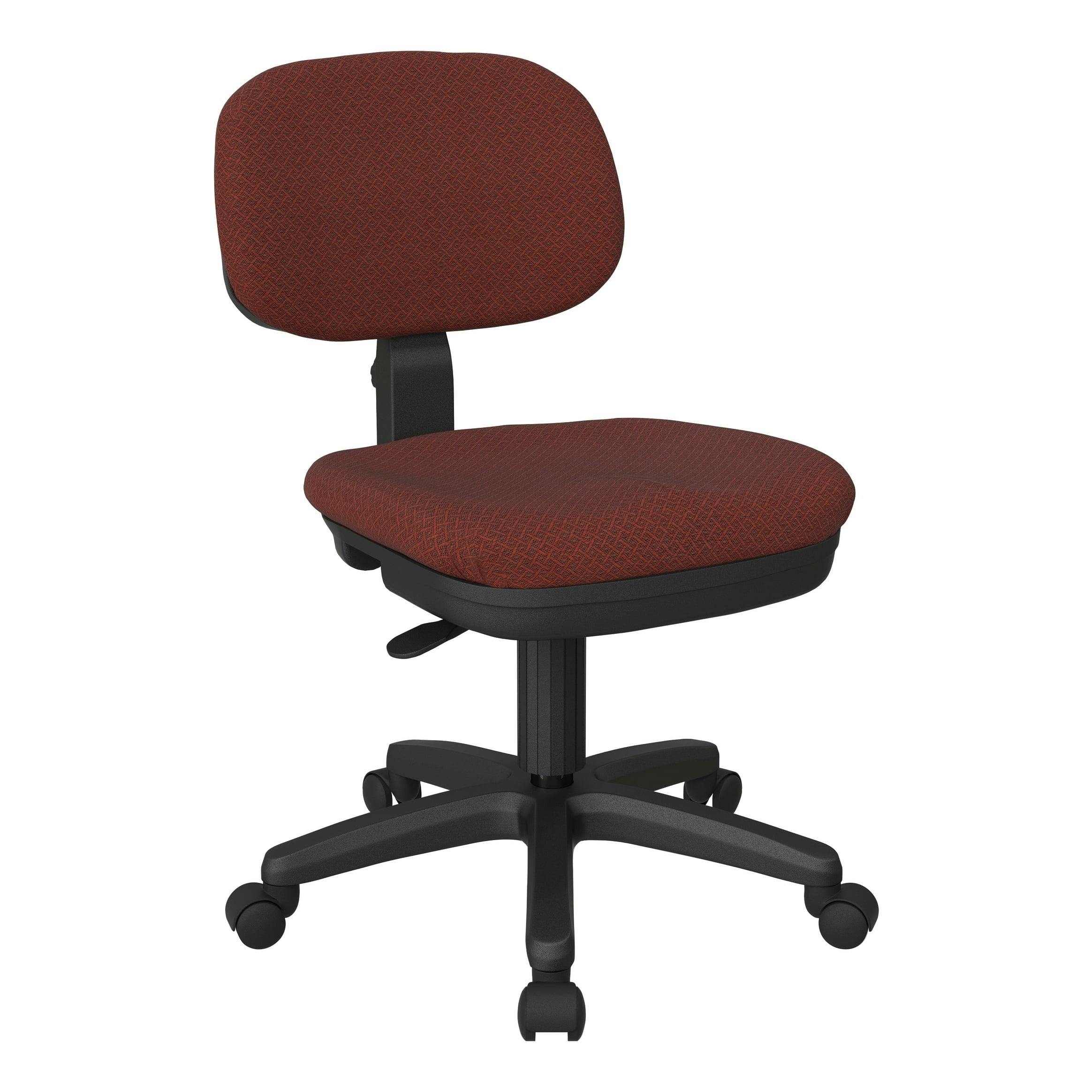 Garnet Swivel Armless Task Chair with Adjustable Height