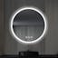 Orion 24" Silver LED Bathroom Vanity Mirror with Anti-Fog