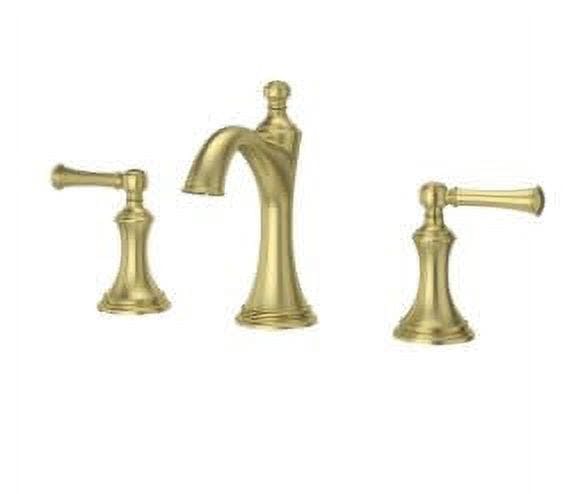 Tisbury Elegance Widespread Bathroom Faucet in Brushed Gold