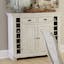 Willow Rustic 48" Distressed White Wood Server