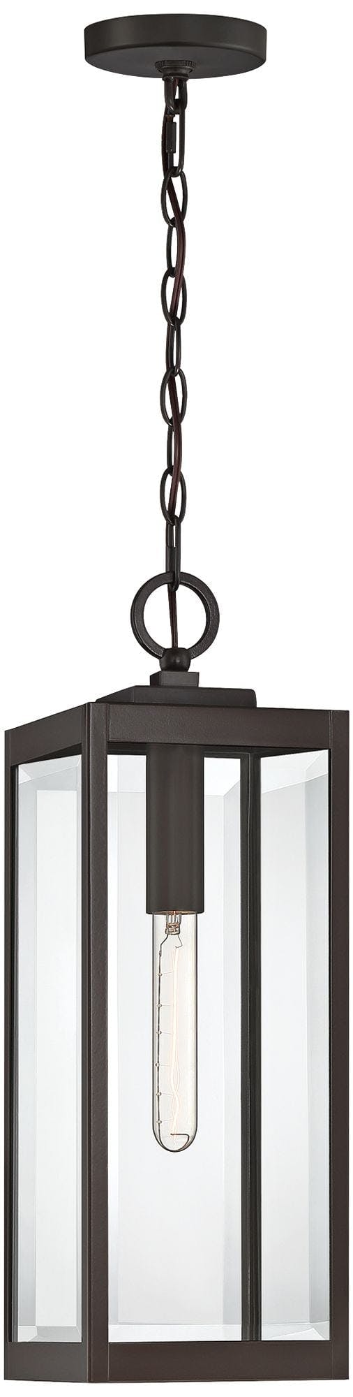 Westover 20.75" High Bronze Mini Outdoor Hanging Lantern