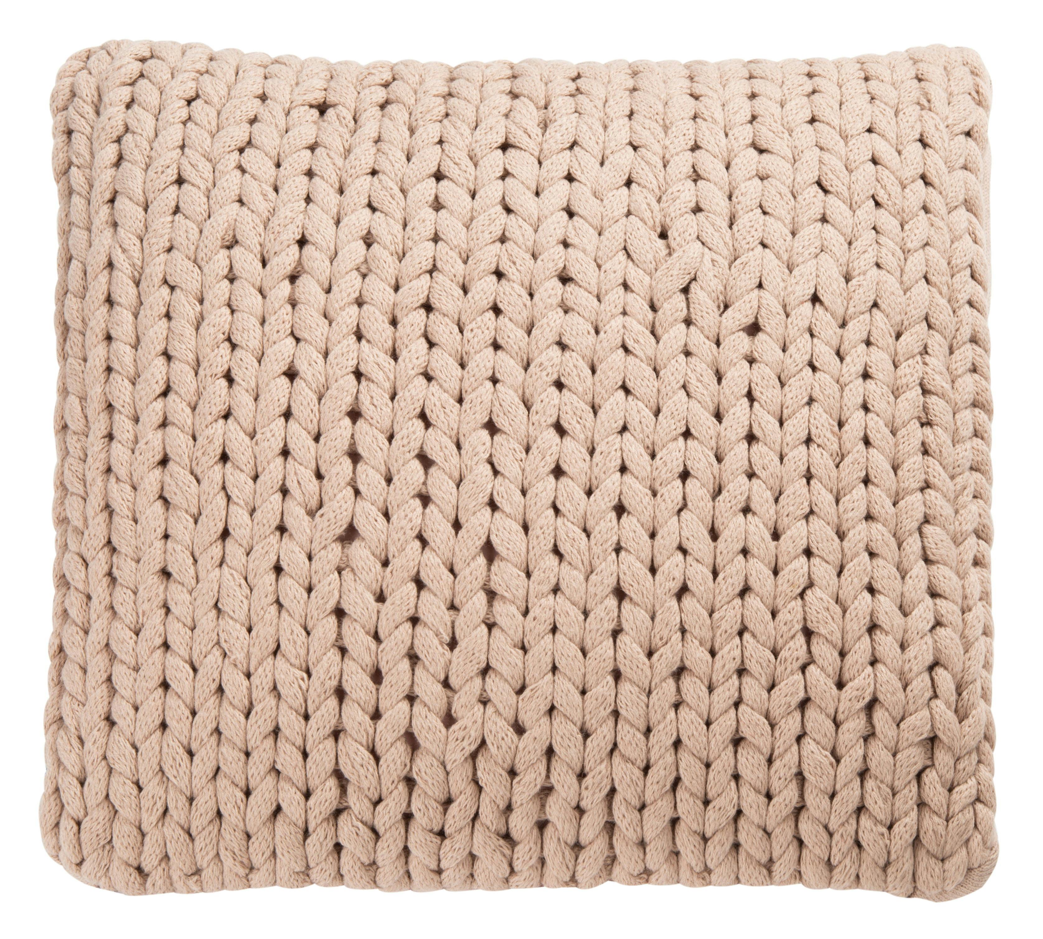 Adalina 21'' Pale Pink Ultra-Soft Knitted Accent Pillow