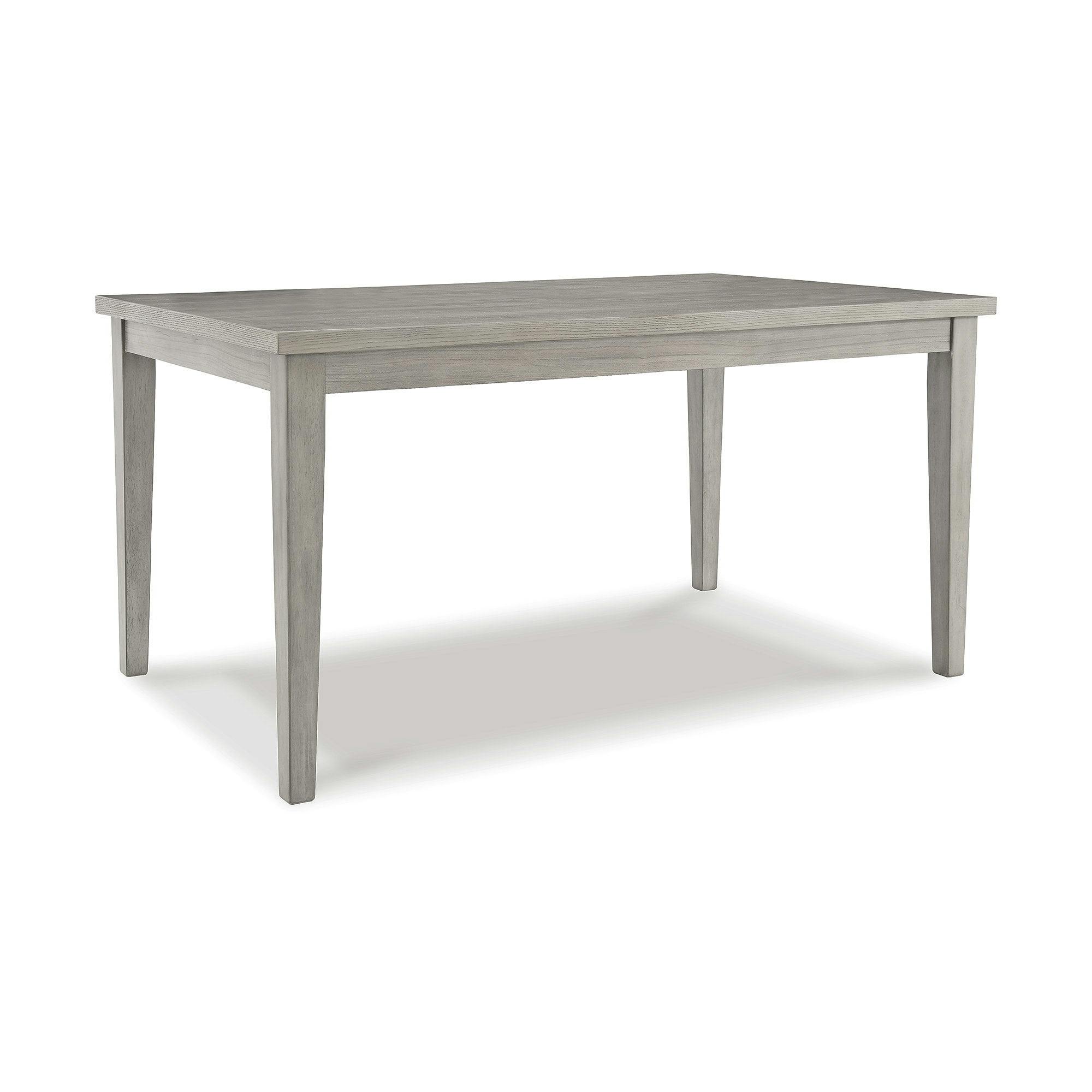 Transitional Reclaimed Wood Extendable Dining Table in Gray