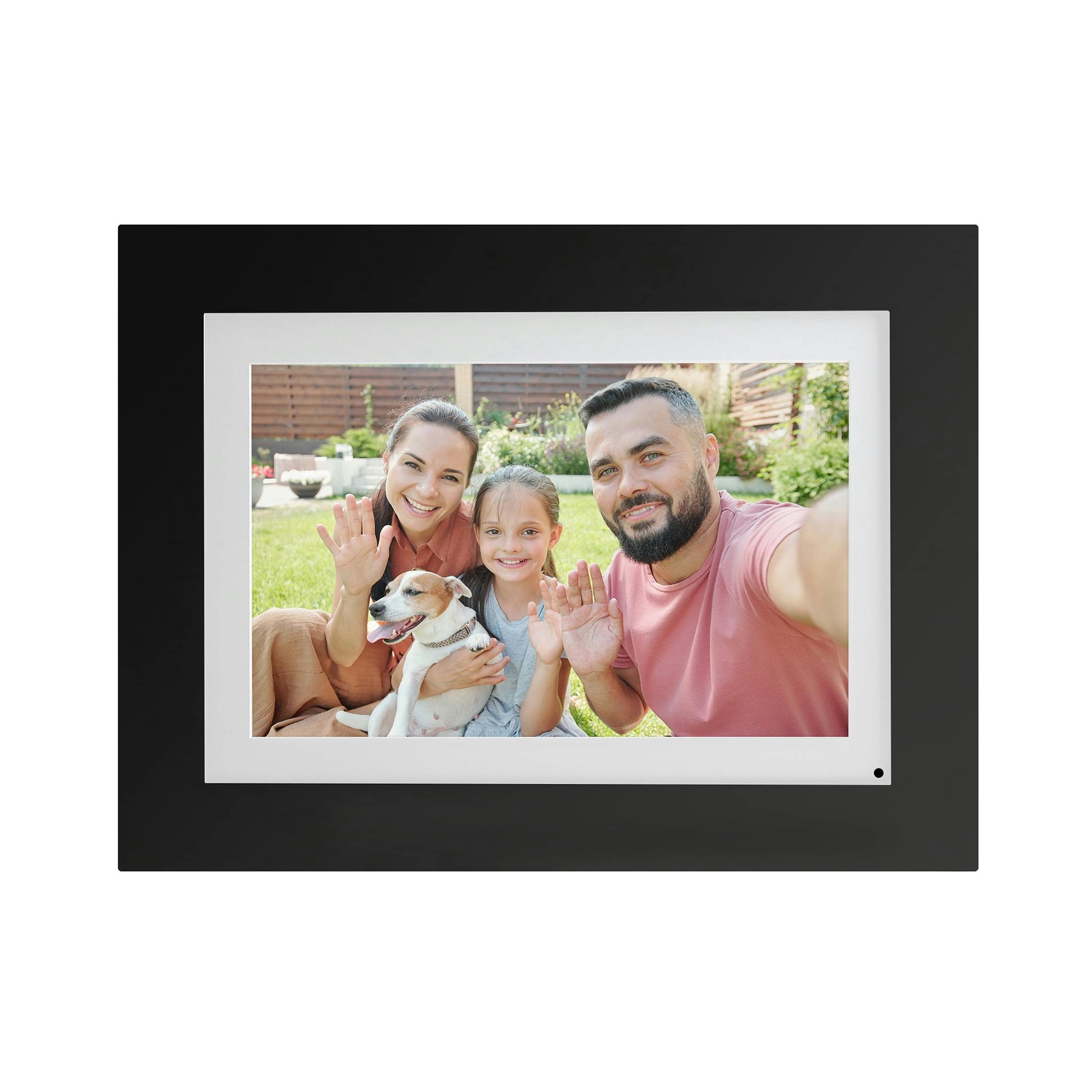 PhotoShare 8" Black Smart Digital Picture Frame with HD Touchscreen
