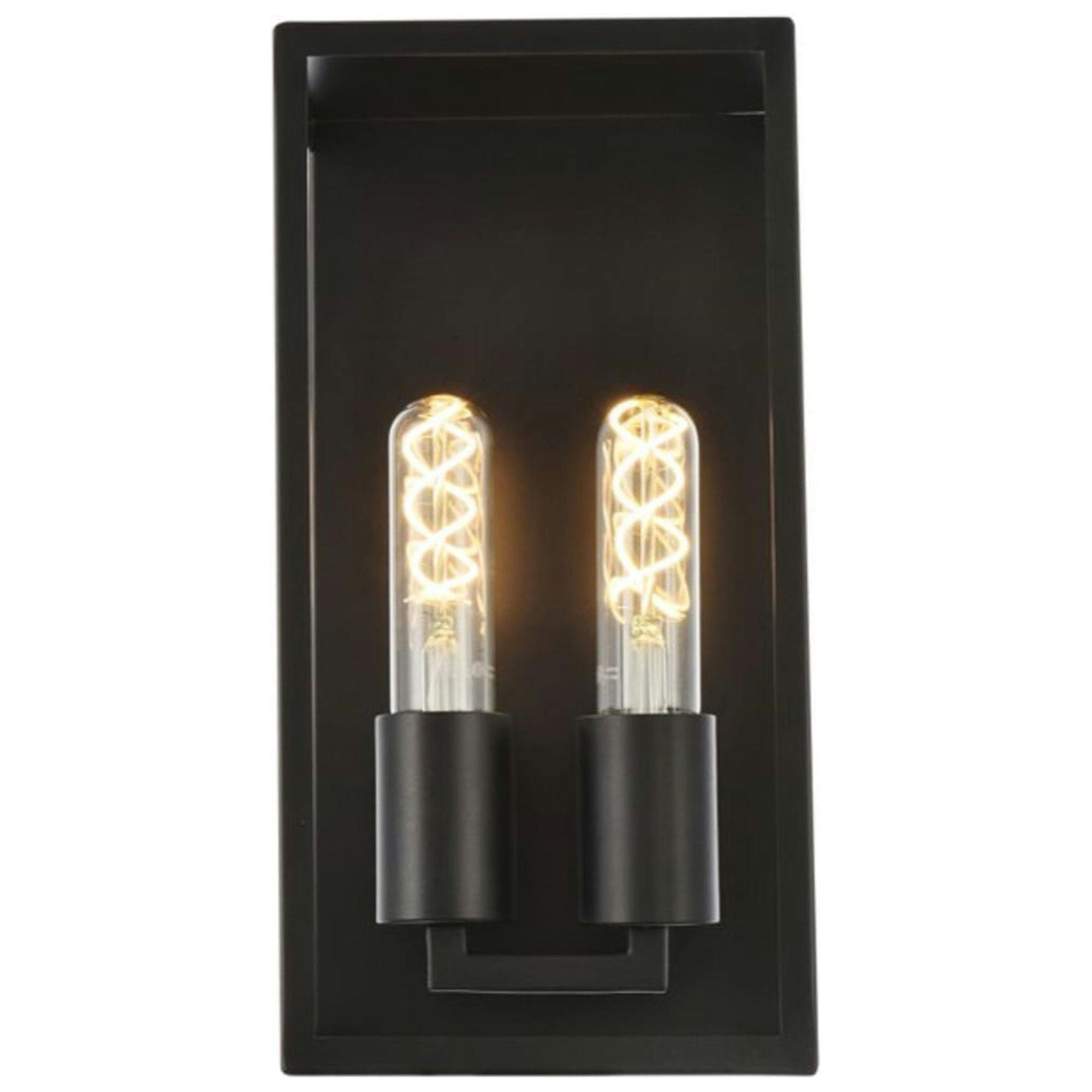 Voir Contemporary 6'' Black Dimmable Wall Sconce