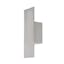 Iconic Brushed Aluminum 14" LED Wall Sconce with Dimmable Light