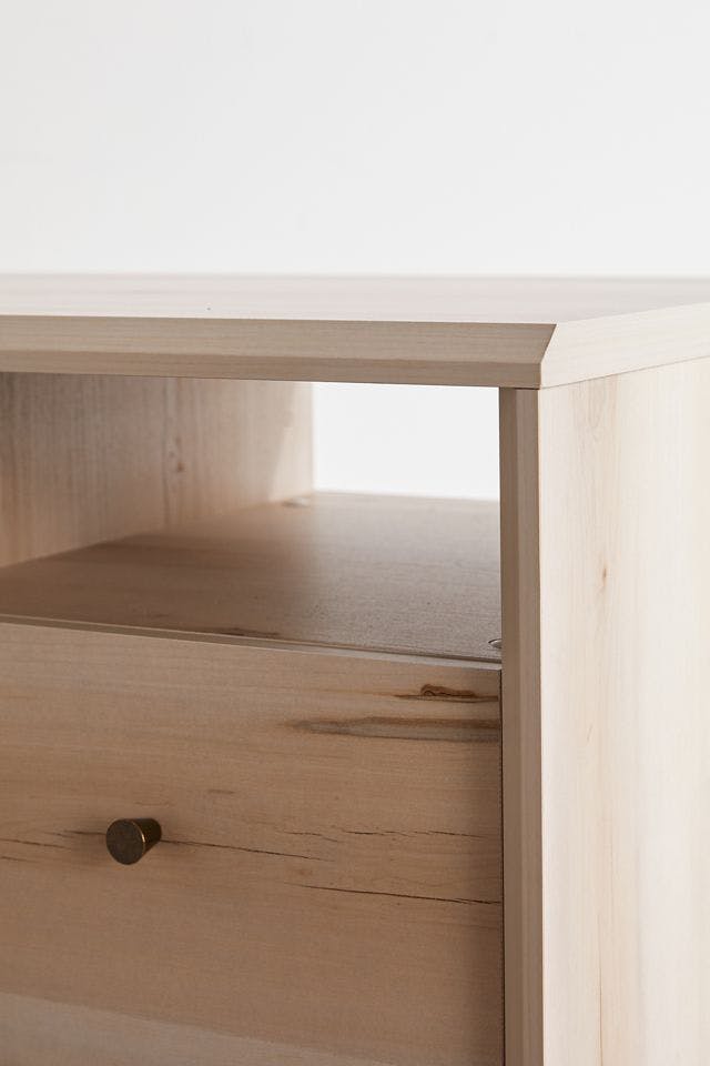 Pacific Maple Scandi-Inspired Desk with Built-In Storage