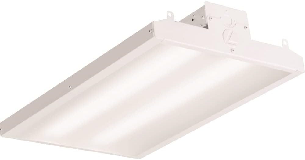 Sleek White 4000K Cool White Dimmable LED High Bay Light, 22"