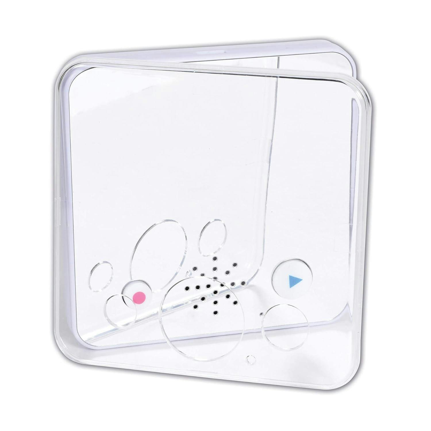 Interactive Sound Recording Mirror with Snap-On Cover, 4.75"