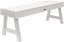 Weatherly Traditional 4ft White Poly Lumber Backless Bench