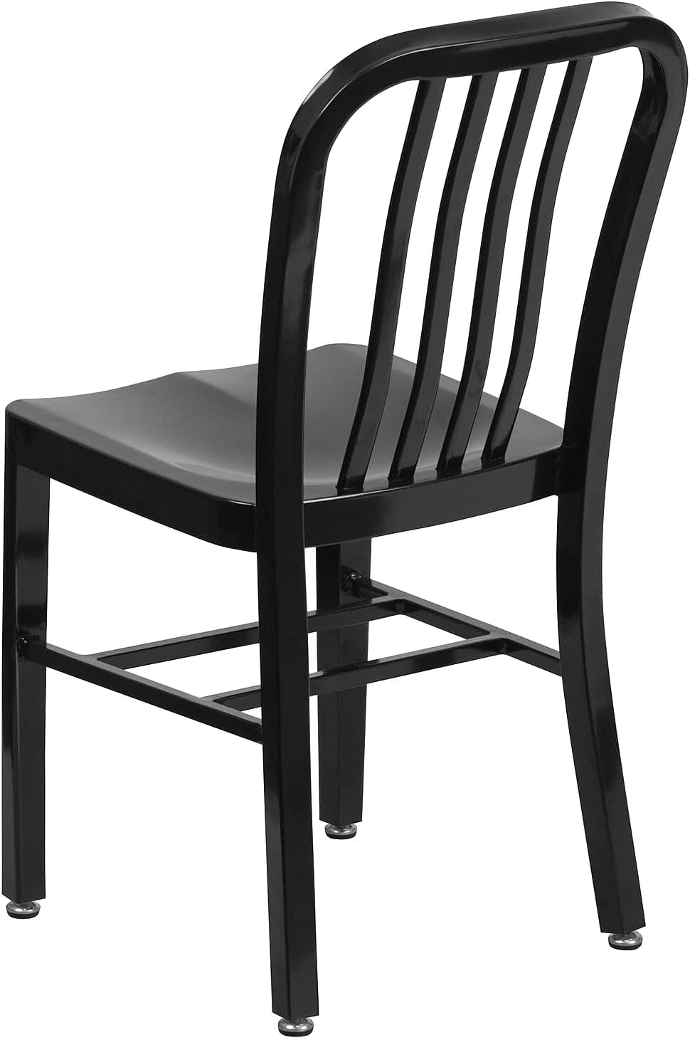 Stamford Black Galvanized Steel Indoor/Outdoor Side Chair