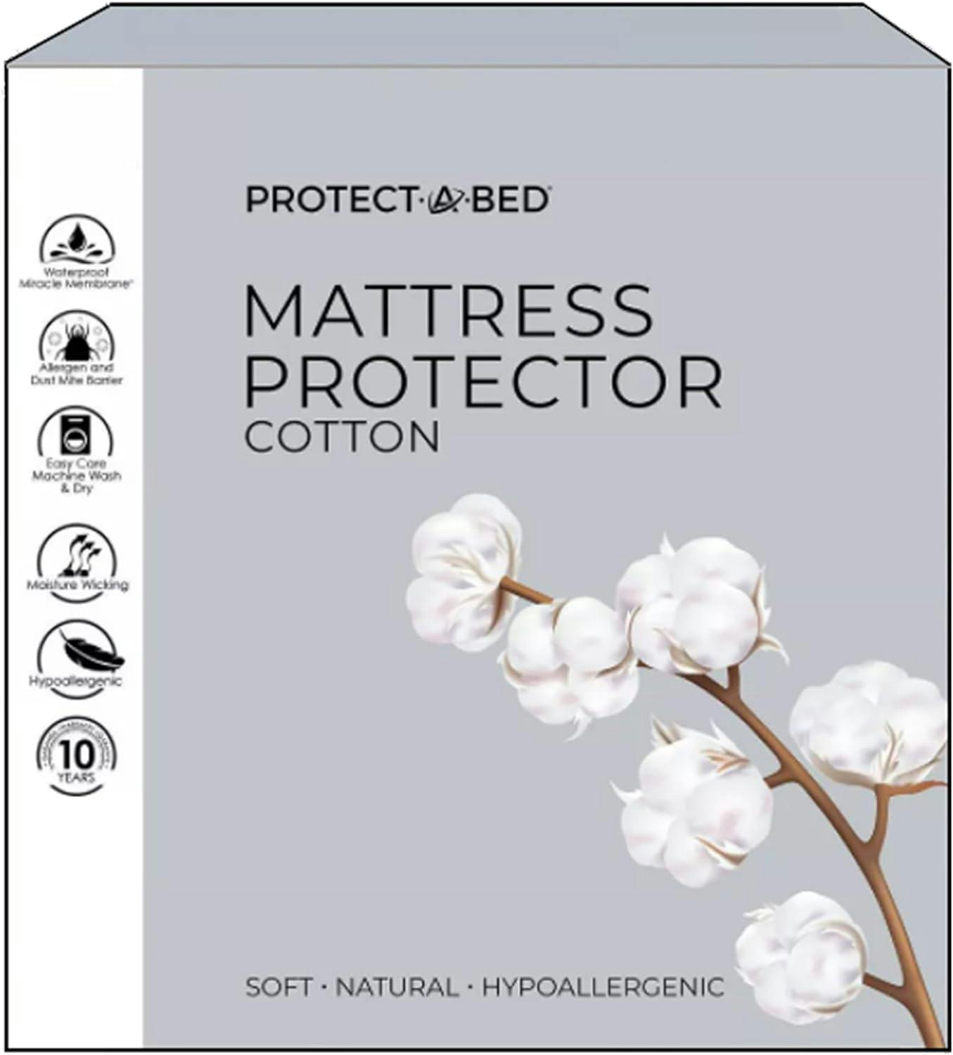 Ultra-Comfort Full Cotton Jersey Waterproof Mattress Protector