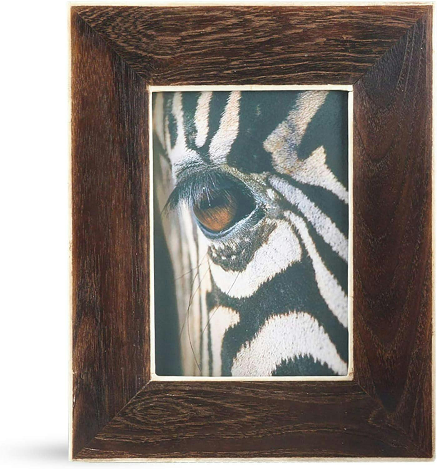 Classic 5x7 White Wooden Angular Corner Photo Frame