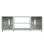 Brighton 65'' Beige Modern TV Stand with Glass Shelving