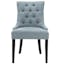 Elegant Sky Blue Linen Upholstered Parsons Side Chair